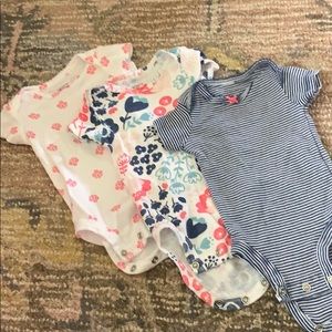 Carter’s newborn onesie set of 3